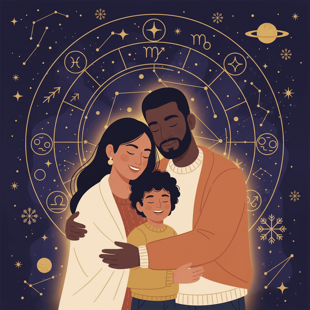 Inverno gelado, coração quente? O amor da família te abraça