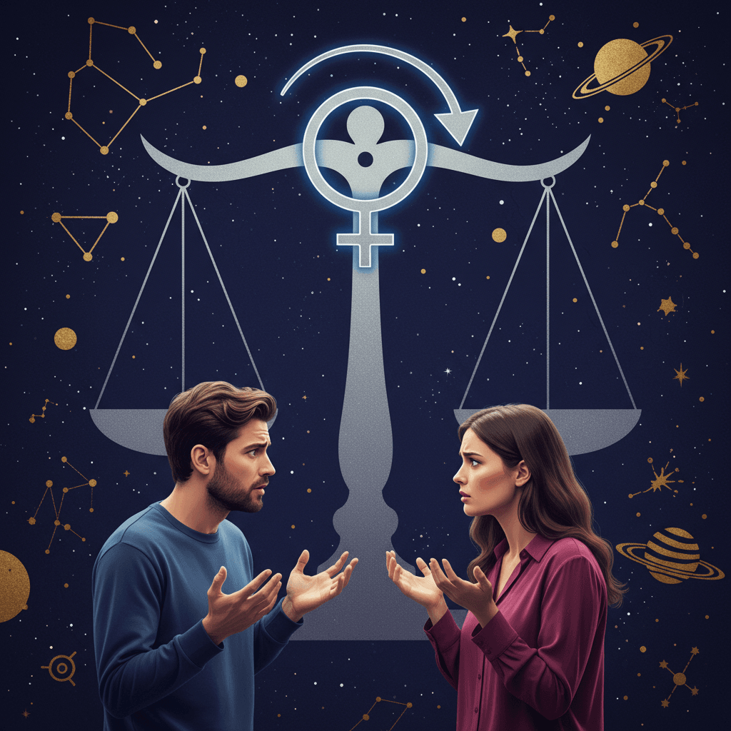 Mercúrio Retrógrado e Lua em Libra: O teste de fogo no seu amor