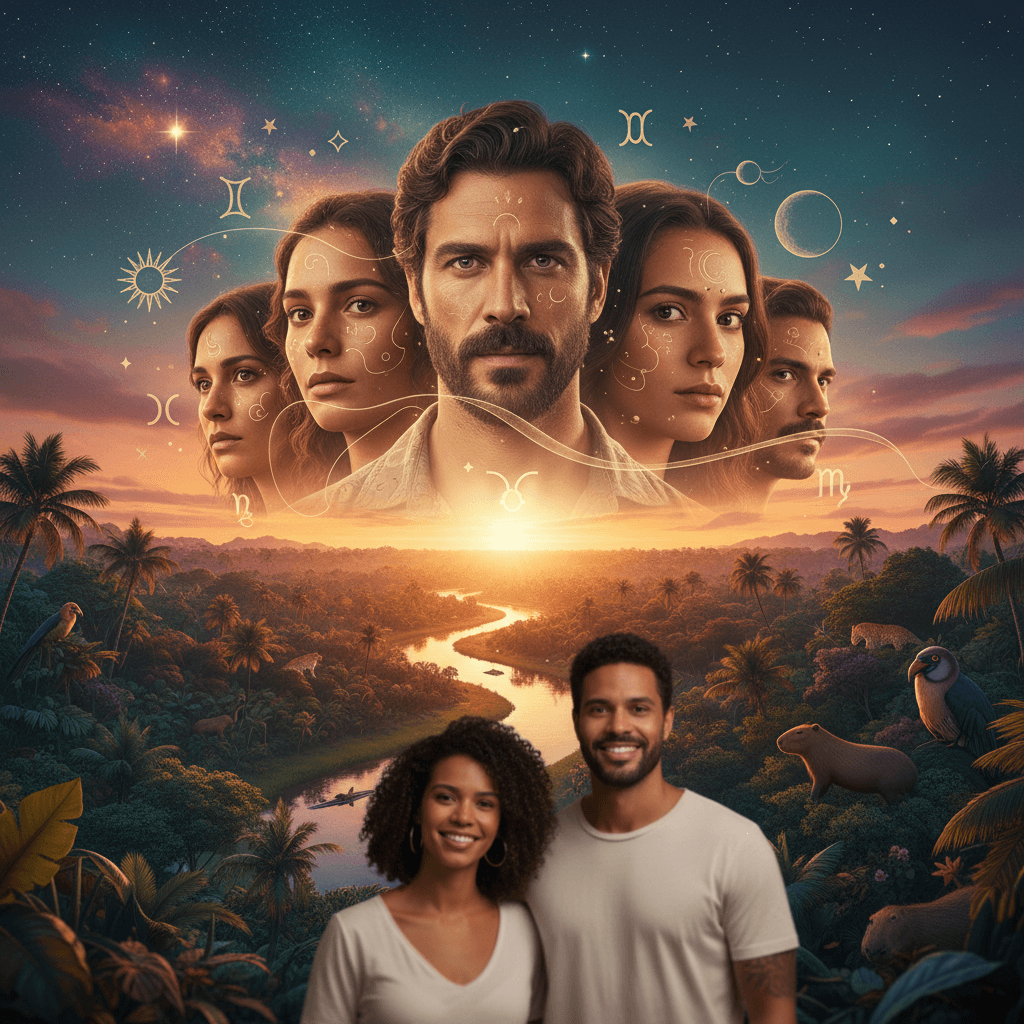 Qual personagem de 'Pantanal' representa seu signo na cama?