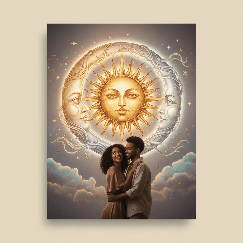 Trígono Sol-Lua: Identidade e emoções em sintonia hoje